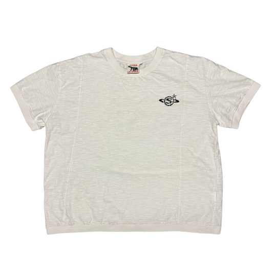 Mosaic Logo Tee White