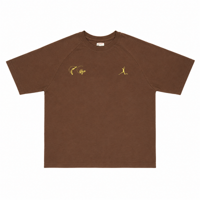 Chill Mountain x Weekends Tee Brown