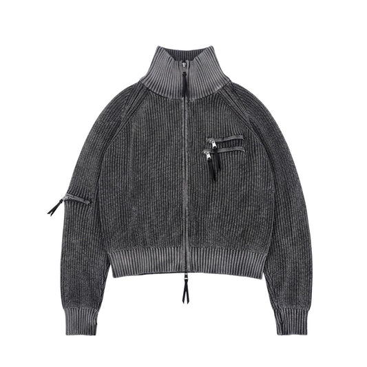 Strata Full Zip Knit