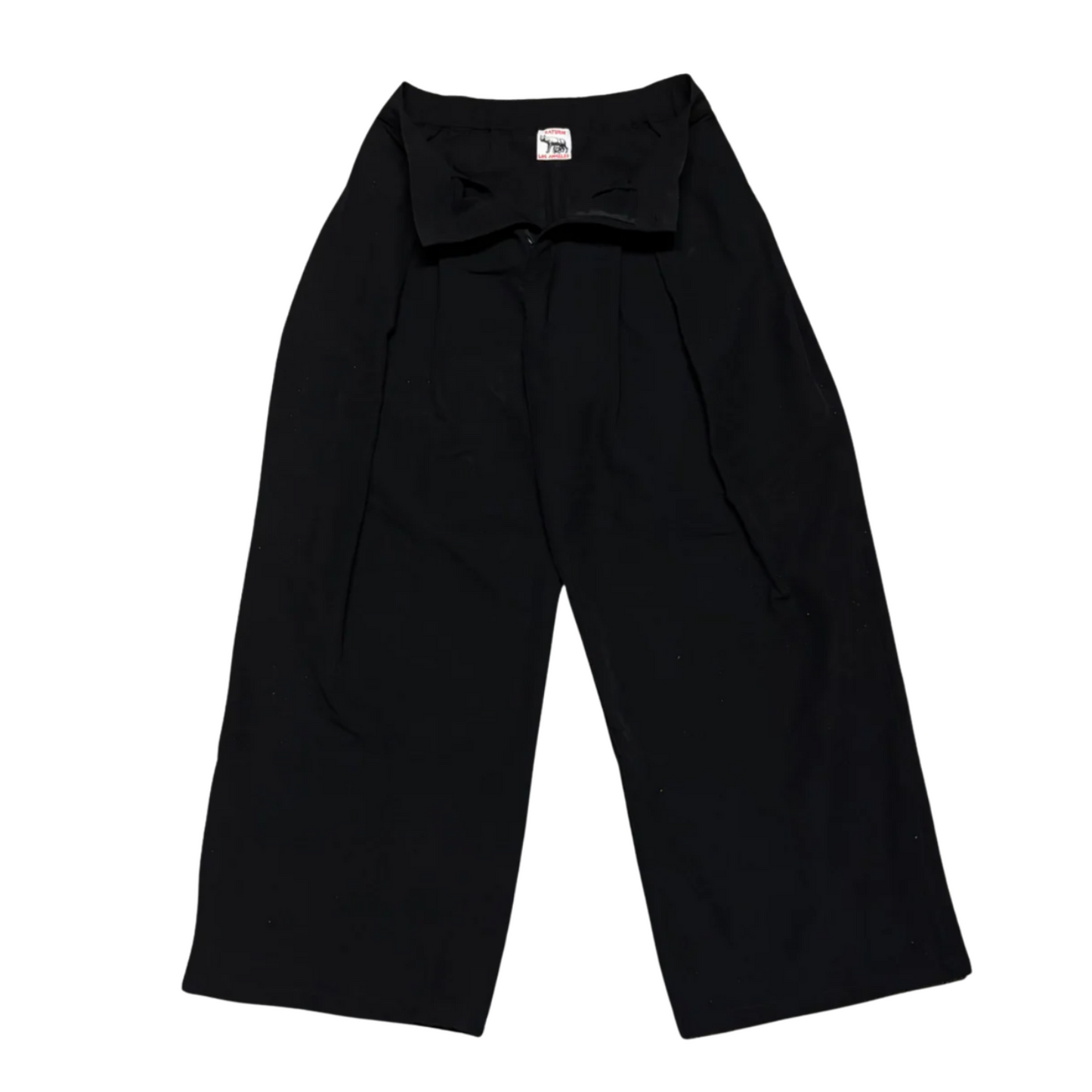 Pleated Climb Pants Black