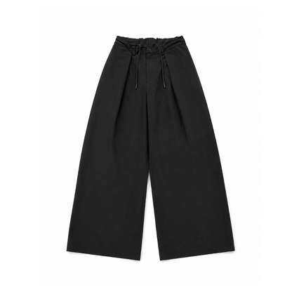 Pleated Climb Pants Black
