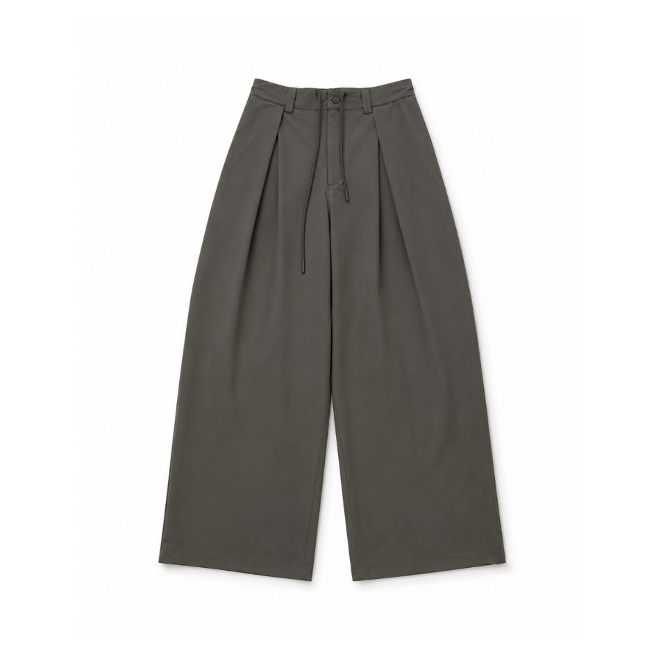 Pleated Climb Pants Stone