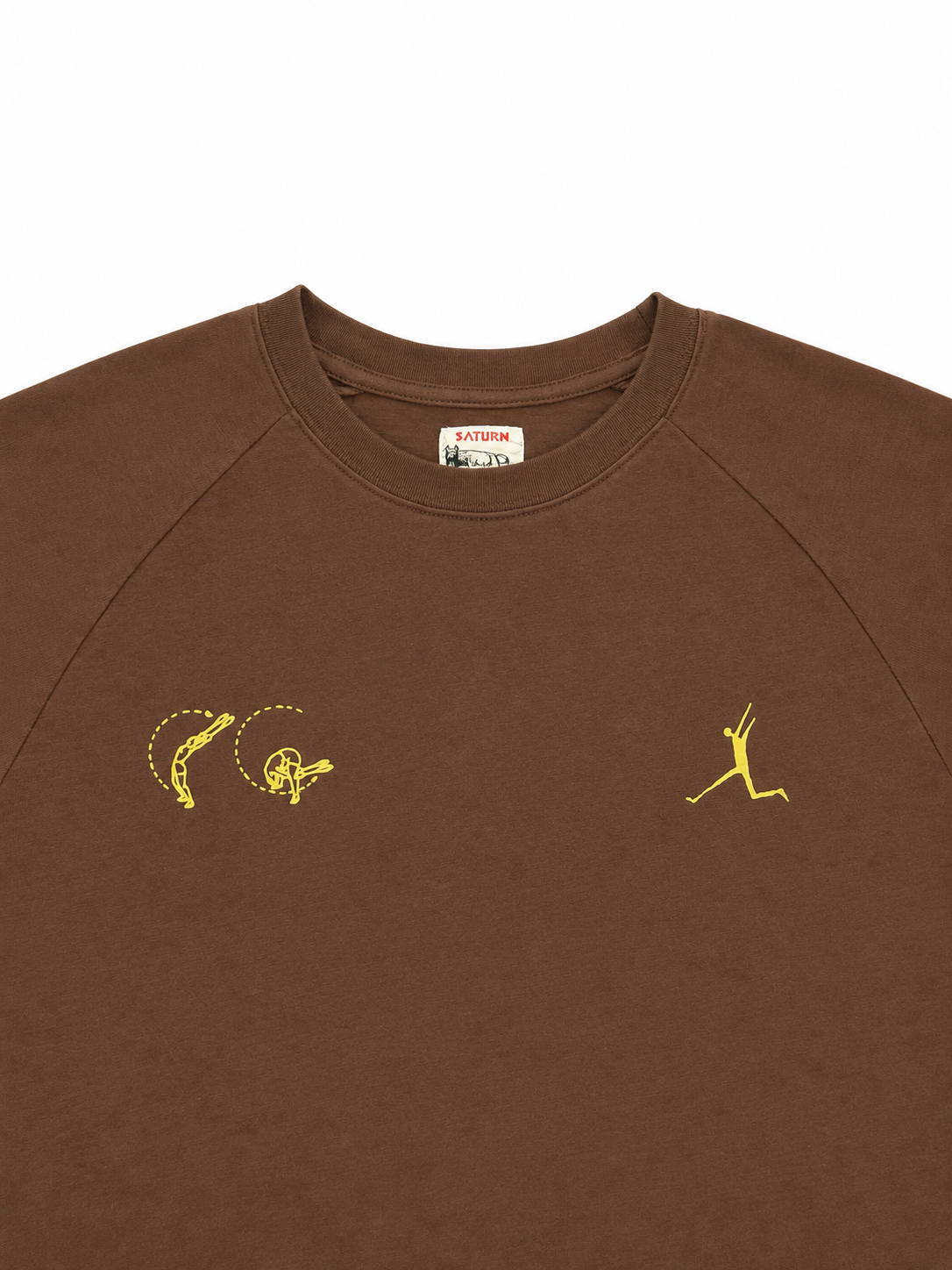 Chill Mountain x Weekends Tee Brown