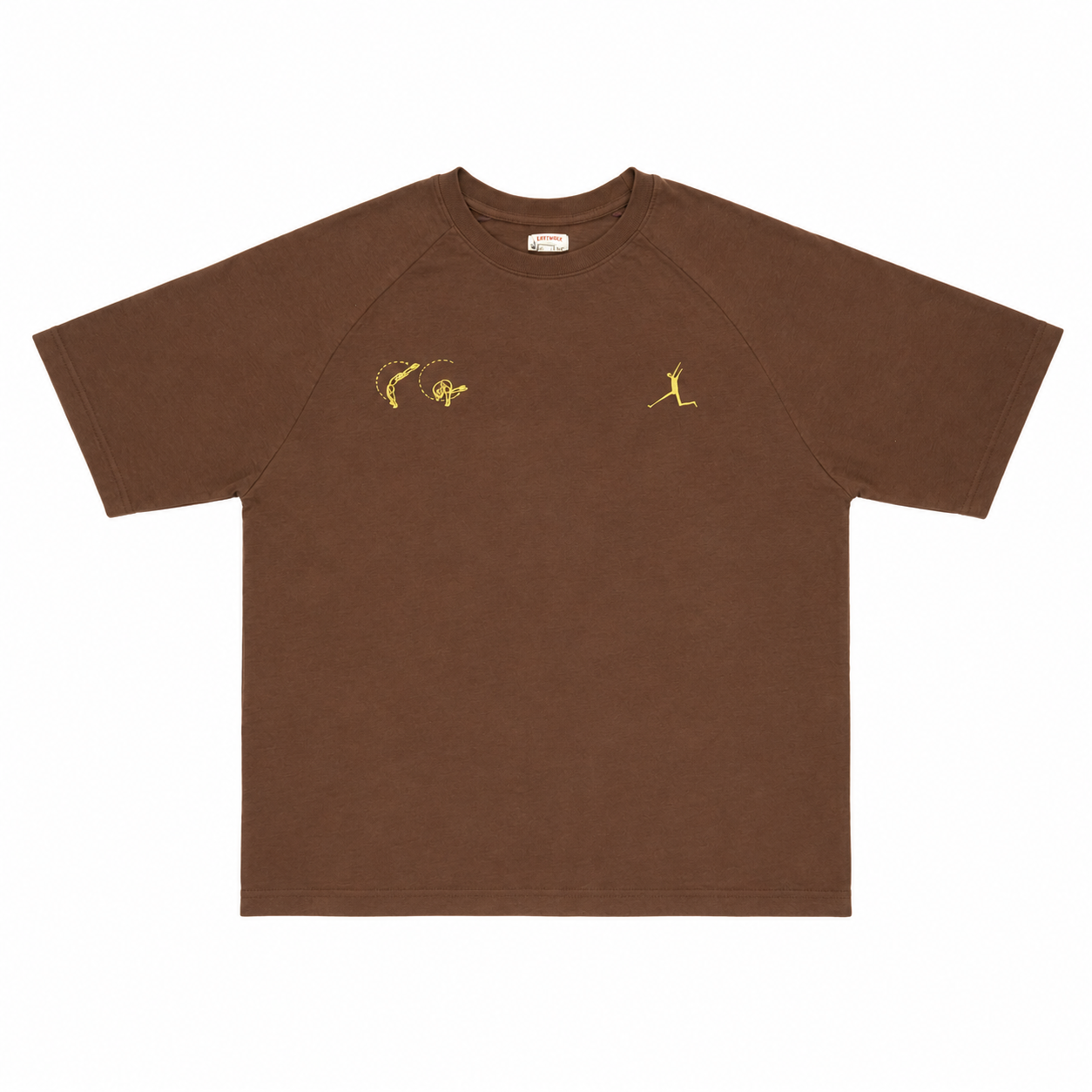 Chill Mountain x Weekends Tee Brown