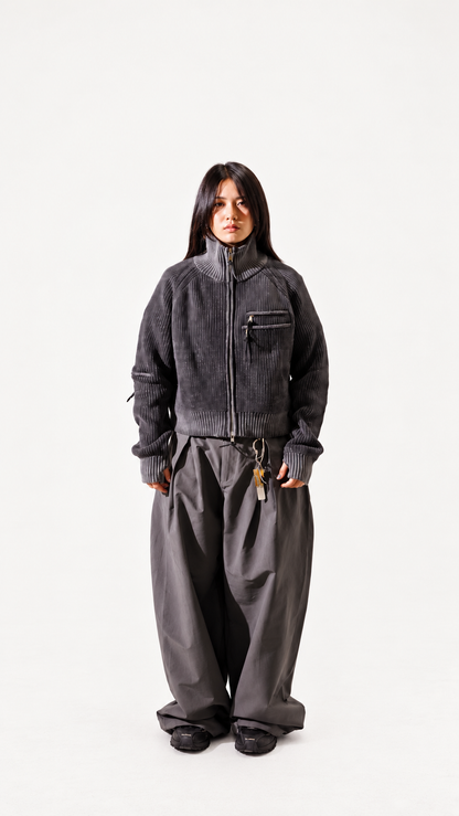 Pleated Climb Pants Stone (Preorder)