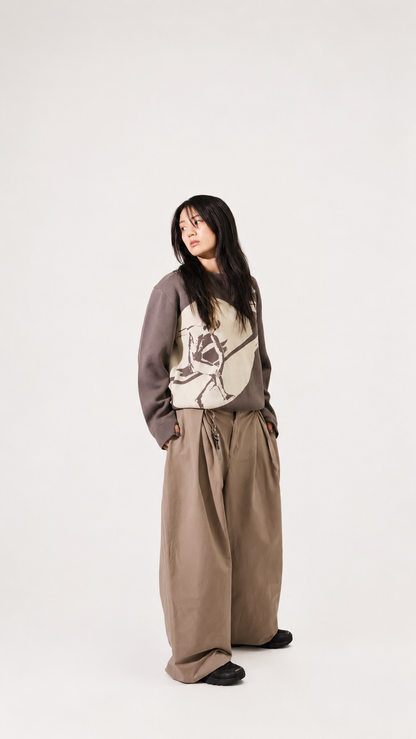 Pleated Climb Pants Sand (Preorder)