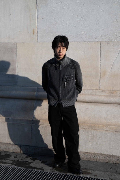 Strata Full Zip Knit