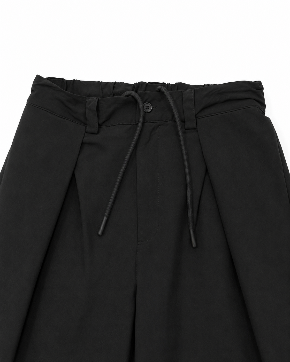 Pleated Climb Pants Black