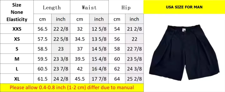 Pleated Climb Shorts Black