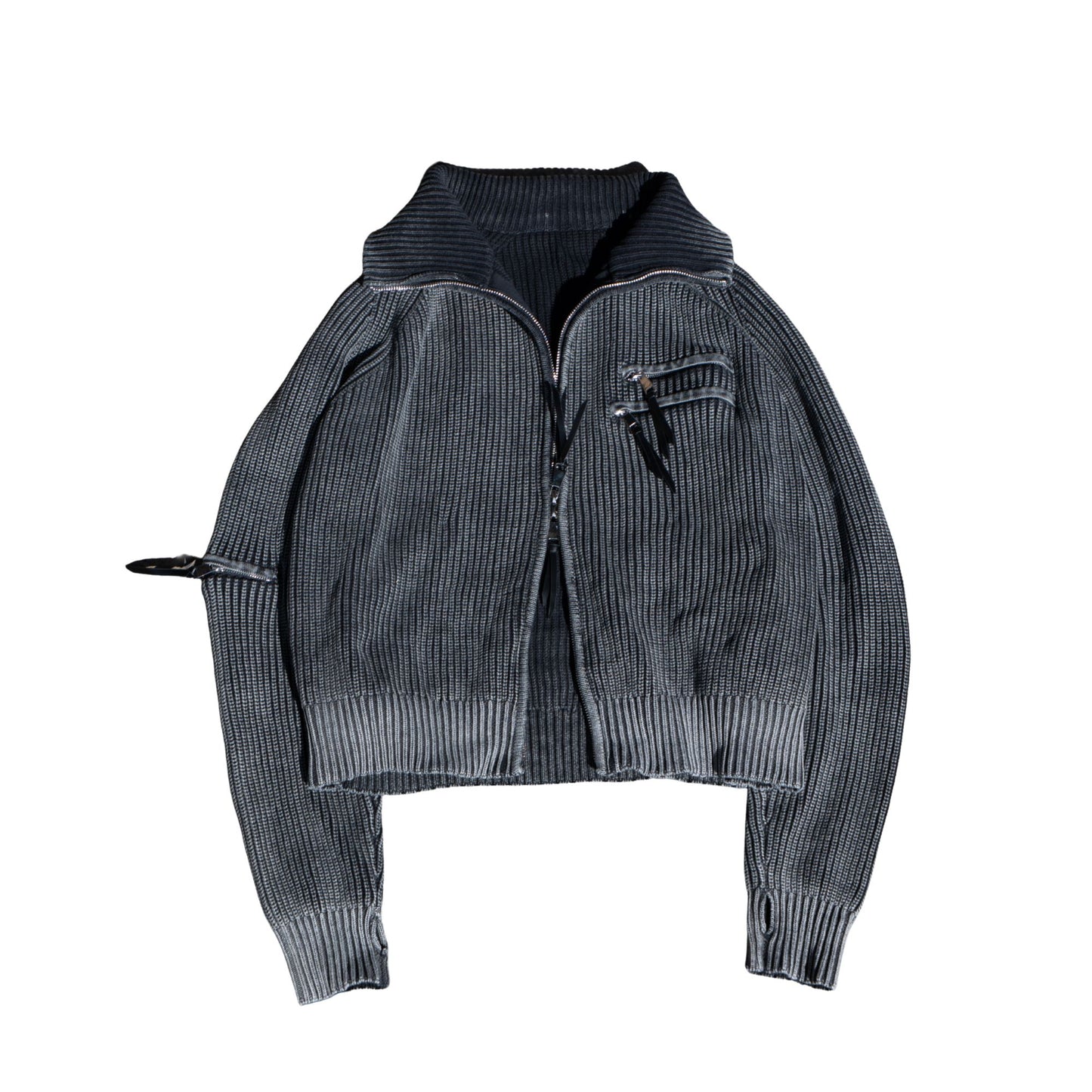 Strata Full Zip Knit