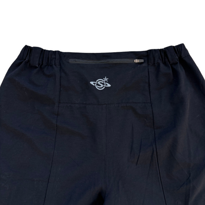 Pleated Climb Shorts Black