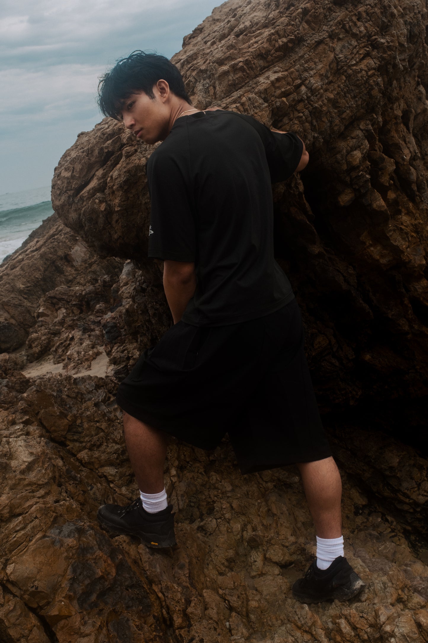 Mandarin Active Tee Black