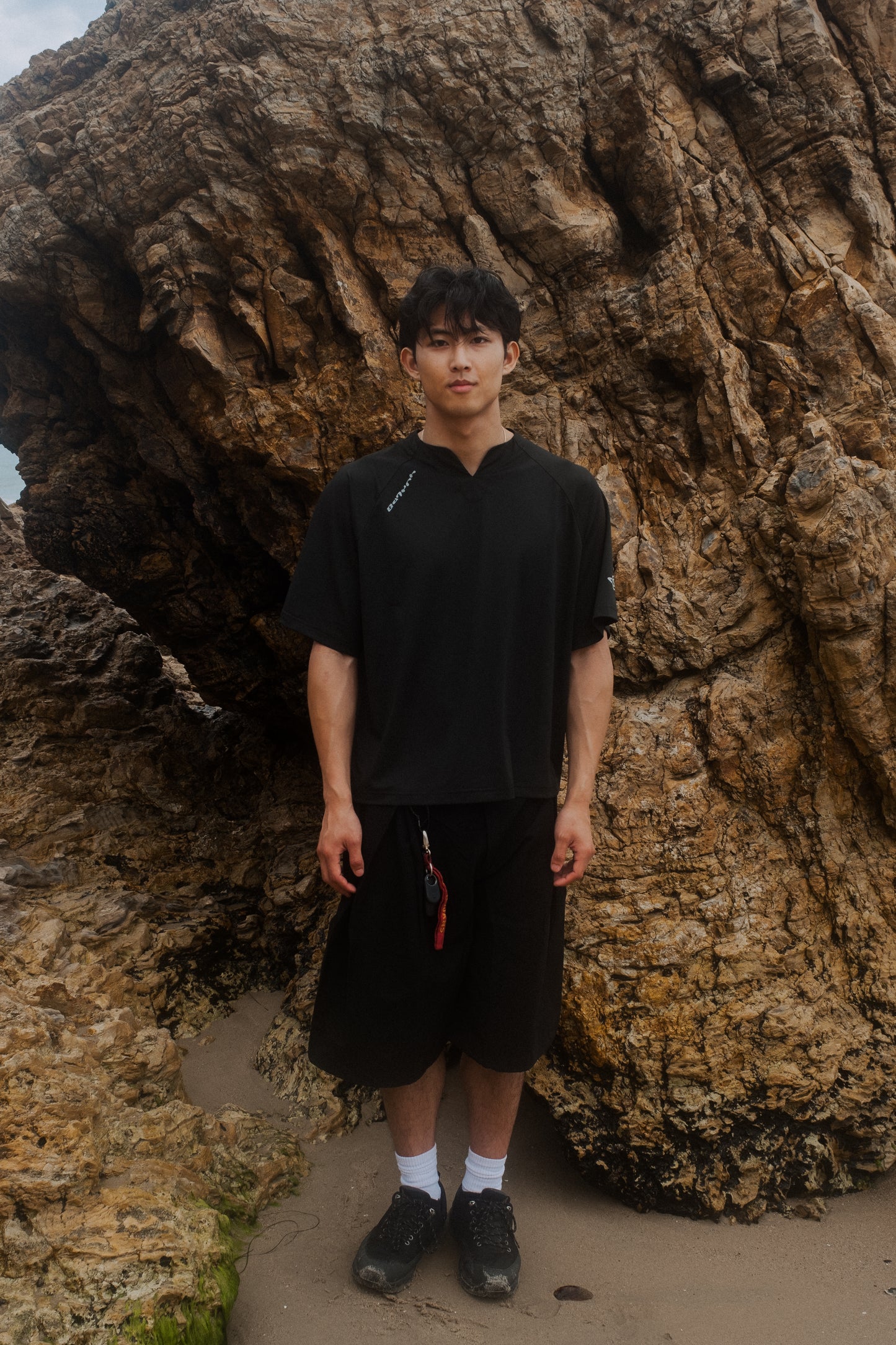 Mandarin Active Tee Black