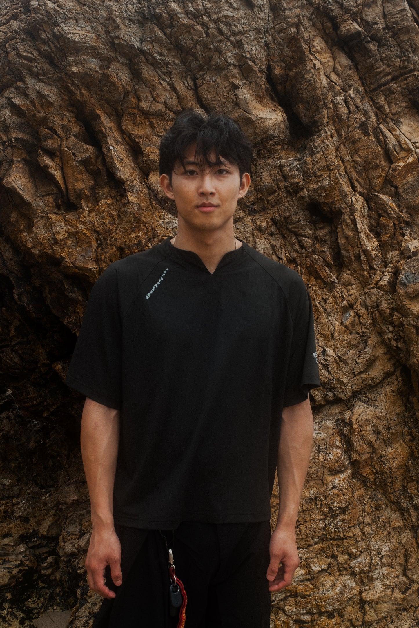 Mandarin Active Tee Black