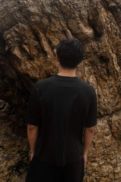Mandarin Active Tee Black