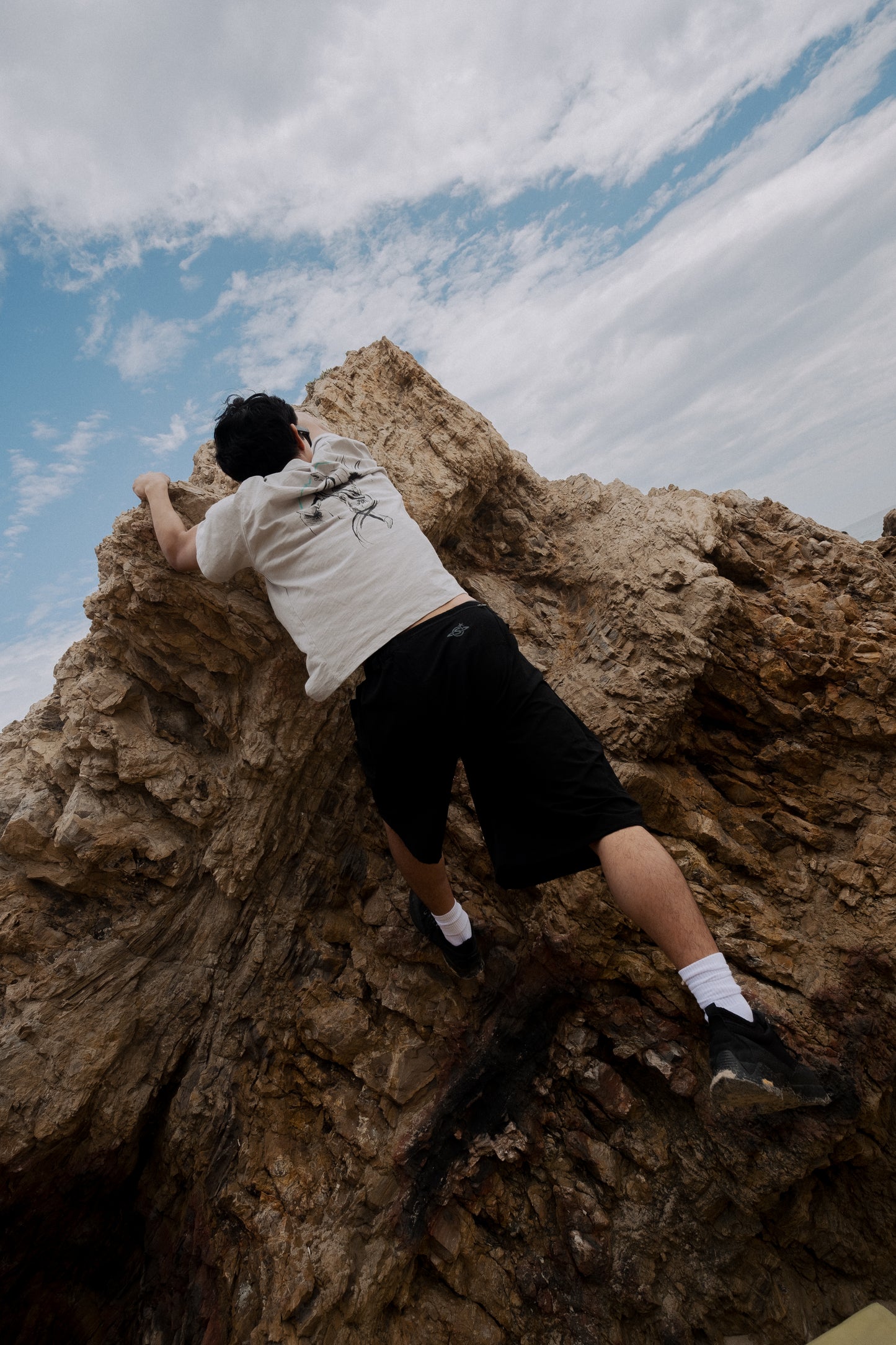 The Climber Tee Gray